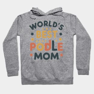 World's best Poodle Grandma Dog Funny Saying Hoodie